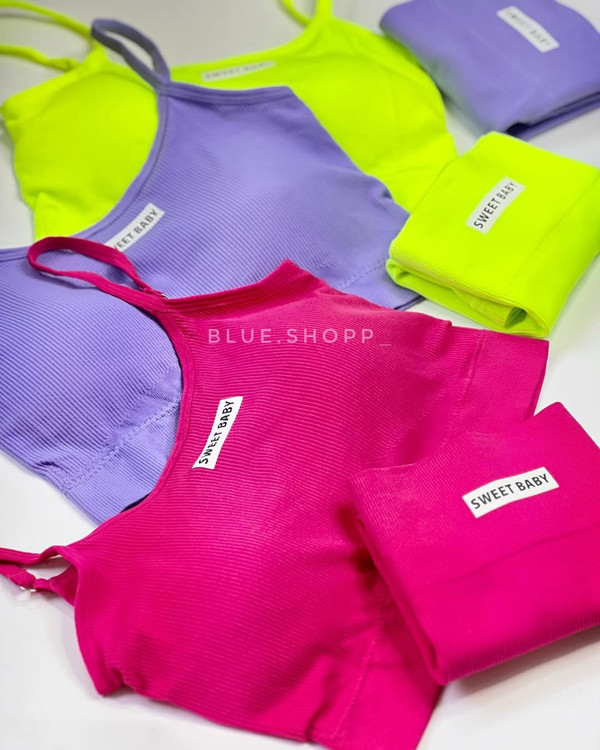 ست نیمتنه شورتک ورزشی زنانه