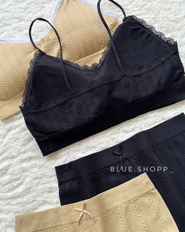 ست لباس زیر مشکی