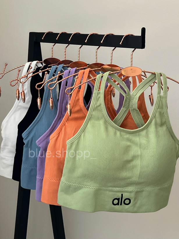 نیم تنه کبریتی زنانه ودخترانه برند الو(alo) | ورزشی کاپ متحرک دوبند وارداتی/کد ۸۰۵۵