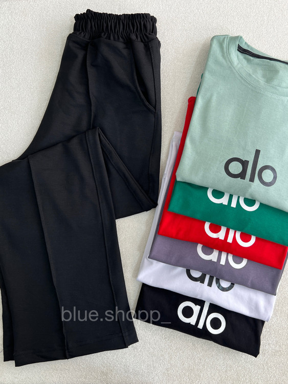 ست تیشرت وشلوار لش دخترانه