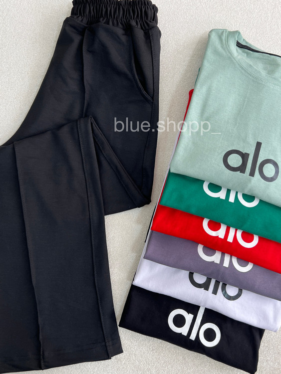 ست تیشت وشلوار لش زنانه ودخترانه