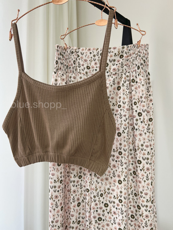 ست کراپ وشلوار زنانه