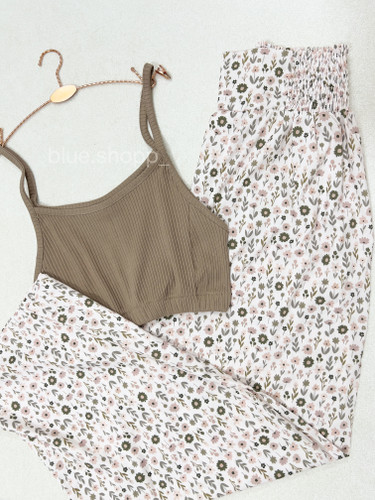 ست کراپ وشلوار بوگاتی