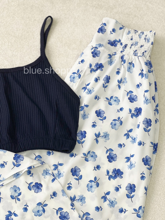 کراپ وشلوار شیک زنانه