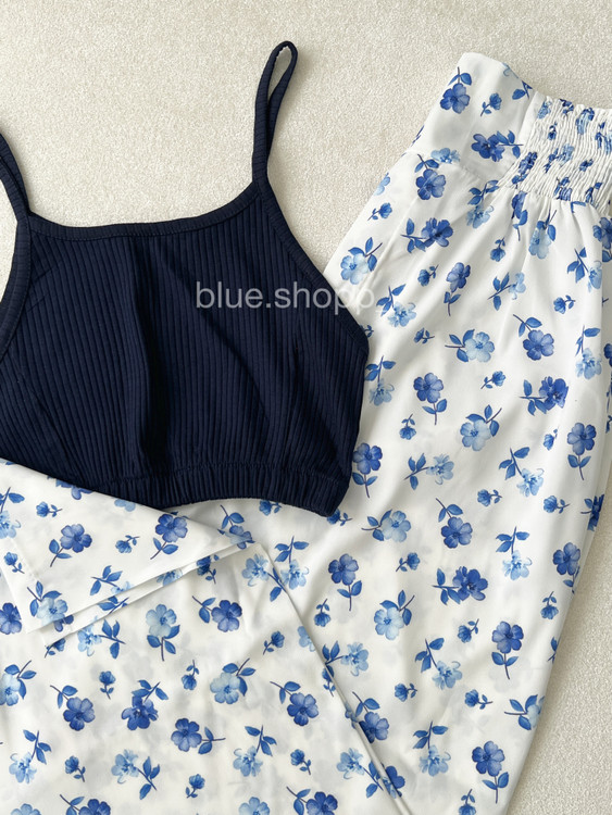 ست کراپ وشلوار زنانه