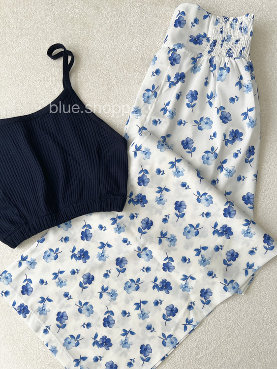 ست کراپ شلوار زنانه