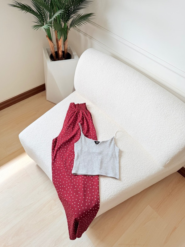 ست کراپ شلوار زنانه