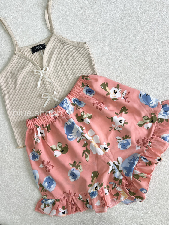 ست کراپ شورتک زنانه