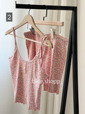 ست کراپ شورتک کبریتی زارا (ZARA)بنگلادش زنانه و دخترانه/کد۵۲۷