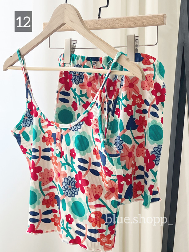 ست کراپ شورتک کبریتی زارا (ZARA)بنگلادش زنانه و دخترانه/کد۵۲۷