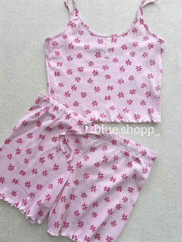 ست کراپ شورتک کبریتی زارا (ZARA)بنگلادش زنانه و دخترانه/کد۵۲۷