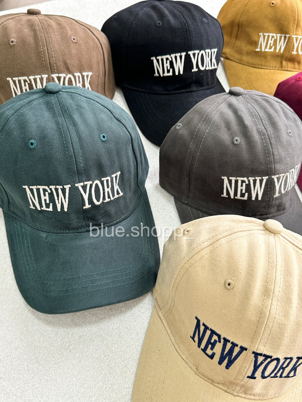 کلاه کپ New York (نیویورک)پنبه مخمل وارداتی | مناسب ۱۳ سال تا بزرگسال،زنانه ومردانه/کد ۶۵۶