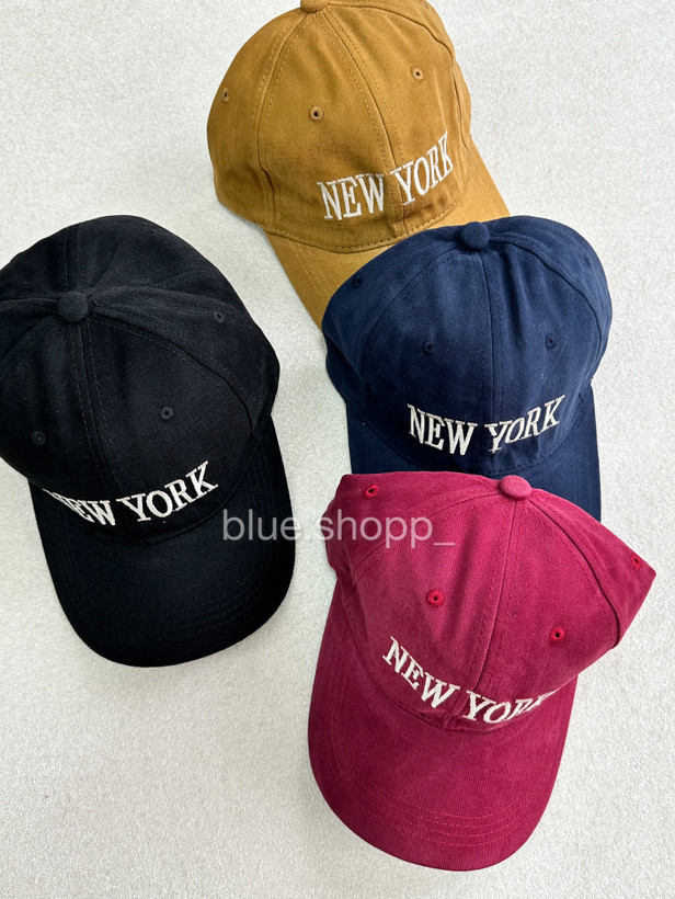 کلاه کپ New York (نیویورک)پنبه مخمل وارداتی | مناسب ۱۳ سال تا بزرگسال،زنانه ومردانه/کد ۶۵۶