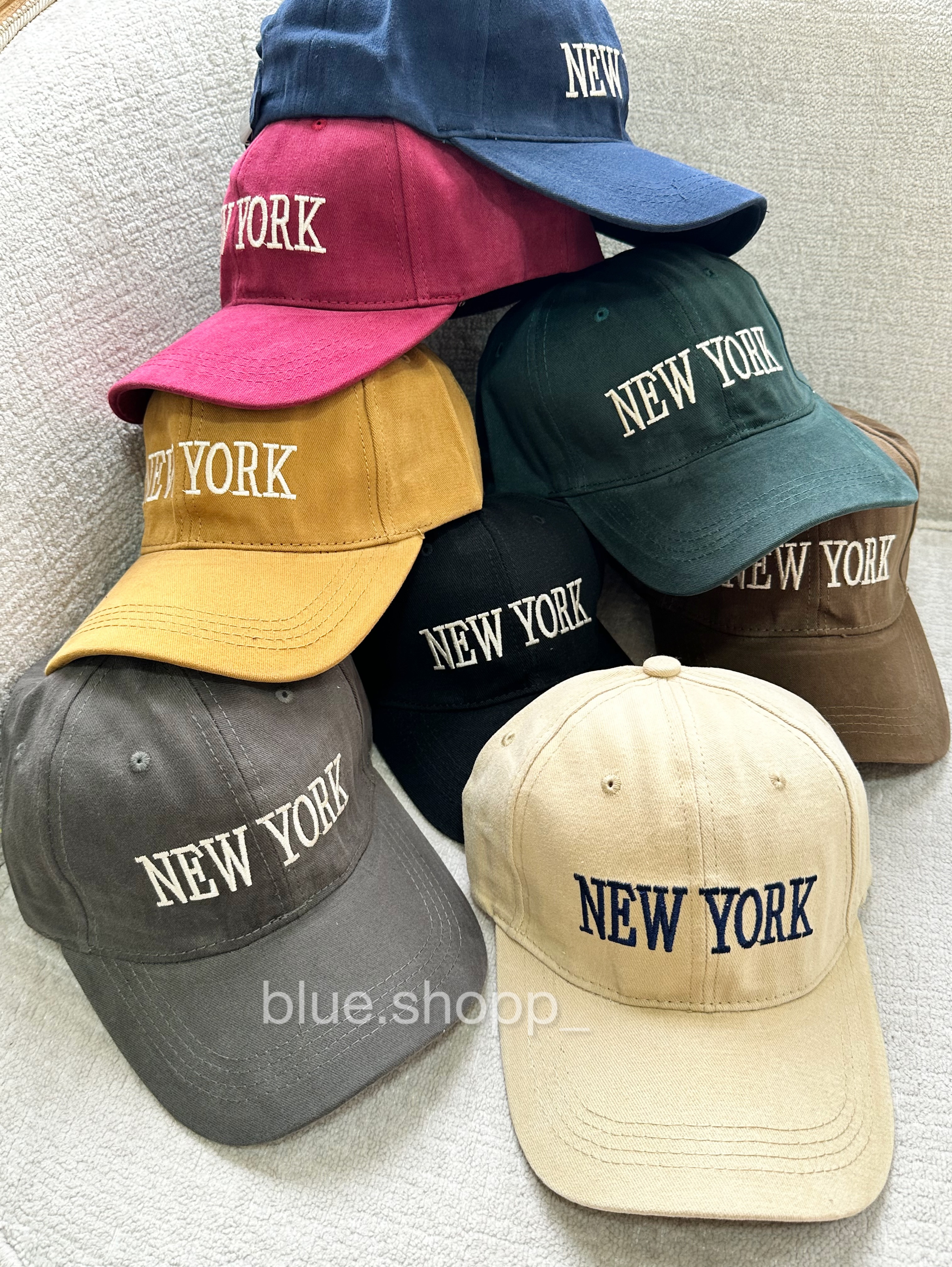 کلاه کپ New York (نیویورک)پنبه مخمل وارداتی | مناسب ۱۳ سال تا بزرگسال،زنانه ومردانه/کد ۶۵۶