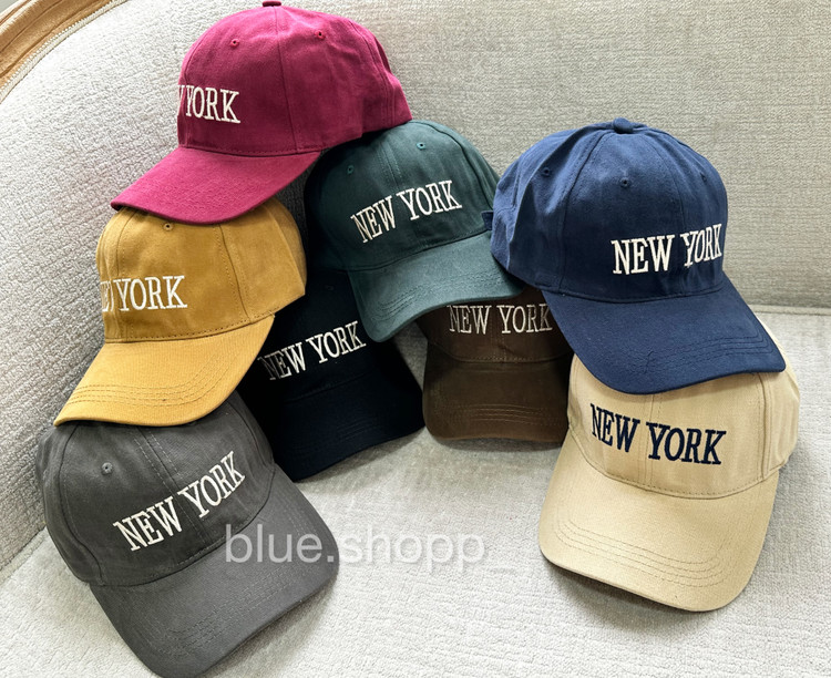 کلاه کپ New York (نیویورک)پنبه مخمل وارداتی | مناسب ۱۳ سال تا بزرگسال،زنانه ومردانه/کد ۶۵۶
