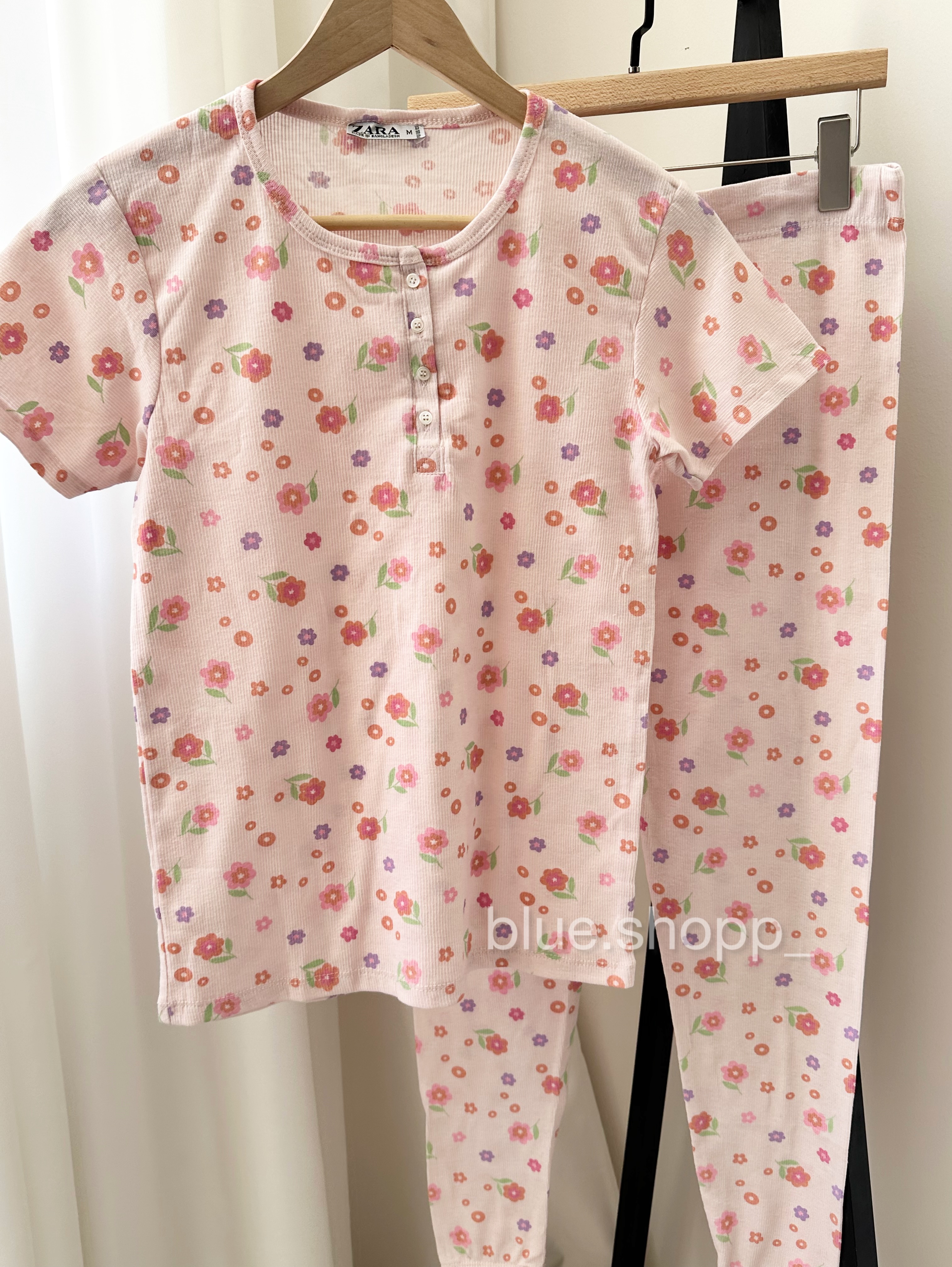 ست تیشرت و شلوار زنانه ZARA | نخ پنبه کبریتی وارداتی کد ۶۶۷