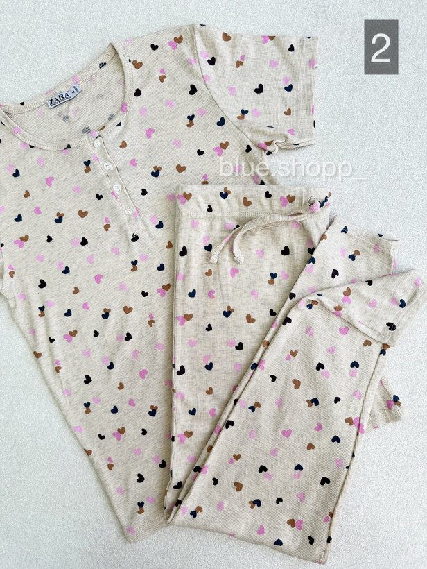 ست تیشرت و شلوار زنانه ZARA | نخ پنبه کبریتی وارداتی کد ۶۶۷
