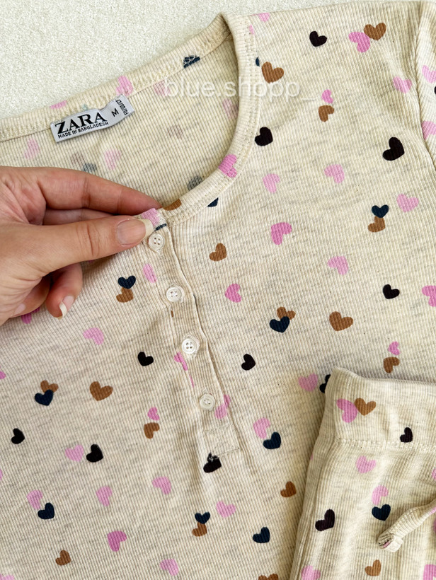 ست تیشرت و شلوار زنانه ZARA | نخ پنبه کبریتی وارداتی کد ۶۶۷