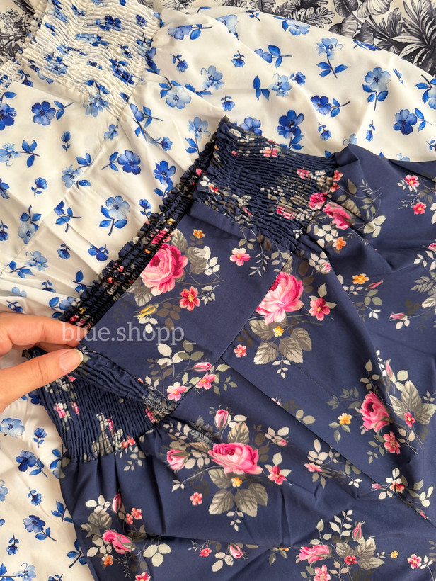 شلوار بگ زنانه بوگاتی کمر کشدوزی طرحدار کد ۶۸۴