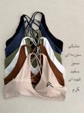 نیمتنه لیزری ضربدری زنانه وارداتی کاپدار کد HB۰۰۱