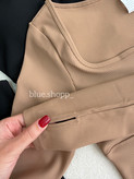 کراپ فلامنت کبریتی زنانه وارداتی آستین بلند فینگردار کاپ ثابت کد۱۵۰۴