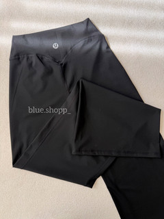 شلوار بگ فلامنت زنانه لولولمون(Lululemon ) مشکی وارداتی کمر پهن پشت هفتی کد ۸۸۵۸