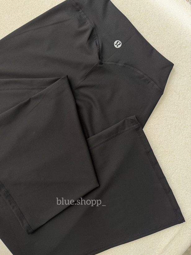 شلوار بگ فلامنت زنانه لولولمون(Lululemon ) مشکی وارداتی کمر پهن پشت هفتی کد ۸۸۵۸